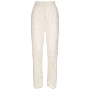 Dolce & Gabbana Floral lace trousers