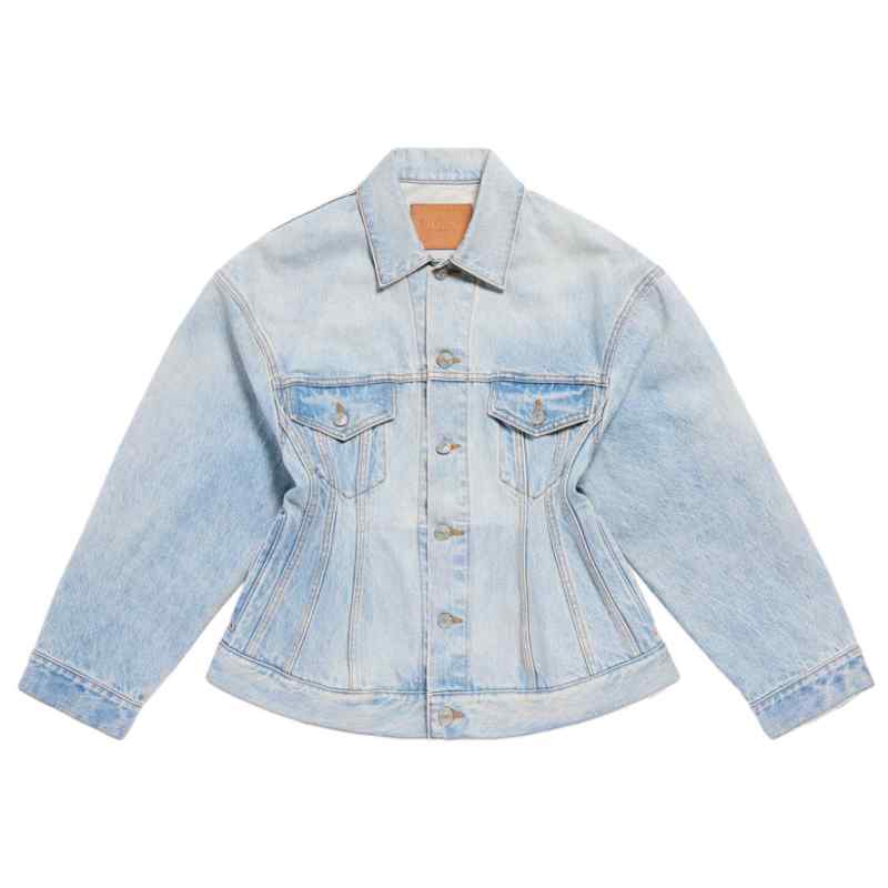 Balenciaga Hourglass silhouette denim jacket