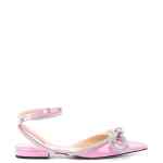 Mach & Mach PRE Double Bow Satin Flats