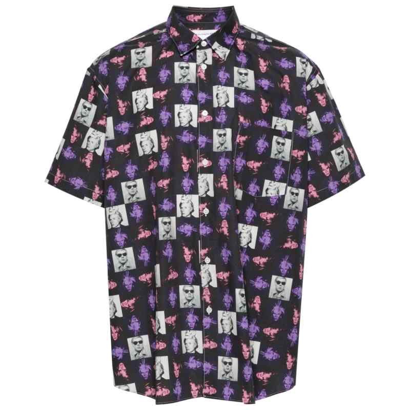 Comme Des Garcons Andy Warhol print shirt