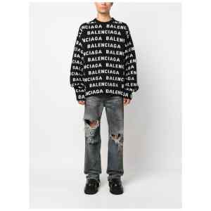 Balenciaga logo sweater