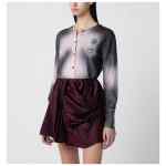 Vivienne Westwood Pink/black dégradé-effect cardigan