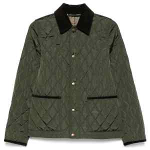 Burberry Quilted blazer corduroy collar