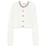 Self-Portrait Buttons-embellished cardigan