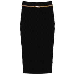 Elisabetta Franchi Knitted midi skirt