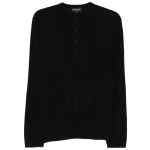 Emporio Armani Henley ribbed sweater