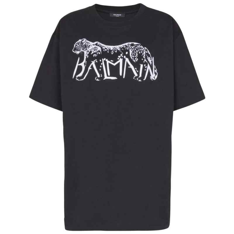 Balmain Leopard print T-shirt