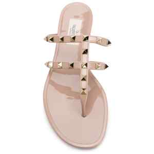 Valentino Garavani Rockstud flat rubber sandals