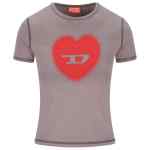 Diesel Heart cotton t-shirt