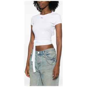 Diesel T-Bunny-Tail tie-waist T-shirt