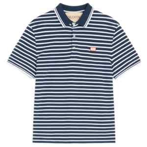 Valentino VLogo Signature piquet cotton polo shirt