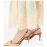 Valentino Garavani VLogo Signature leather slingback pumps