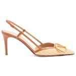 Valentino Garavani VLogo Signature leather slingback pumps