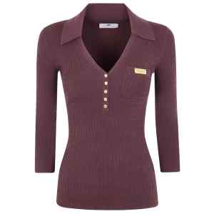 Elisabetta Franchi Sweaters Brown