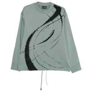 Emporio Armani Sweaters Clear Blue