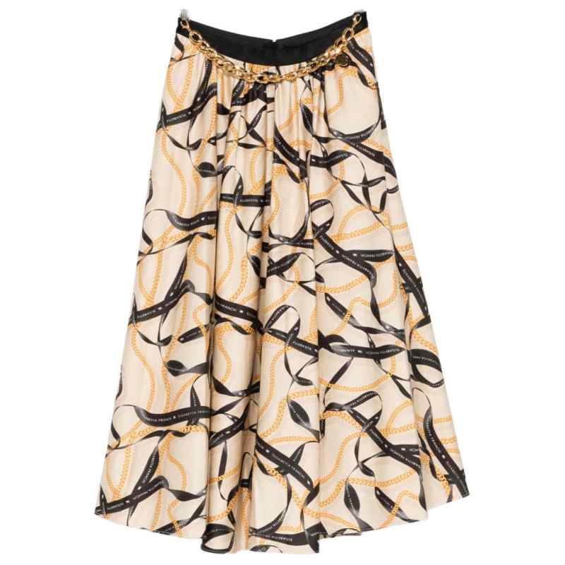 Elisabetta Franchi Skirts Beige