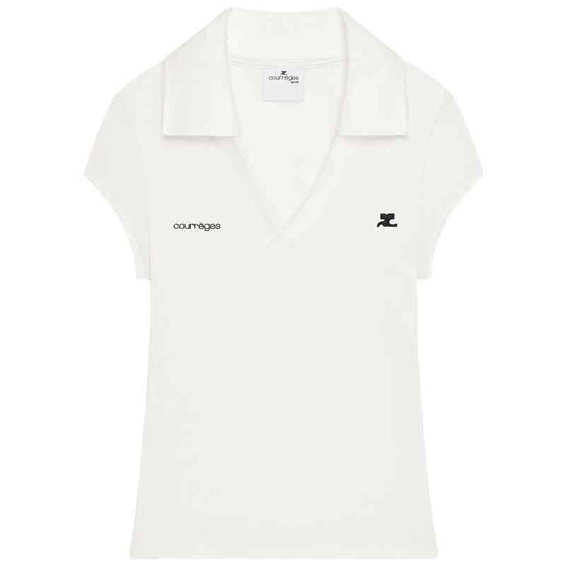 COURREGES PRE T-shirts and Polos White, theFeinheit