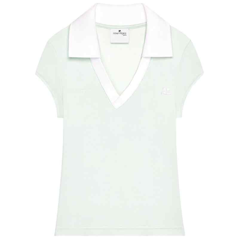 COURREGES PRE T-shirts and Polos Clear Blue, theFeinheit