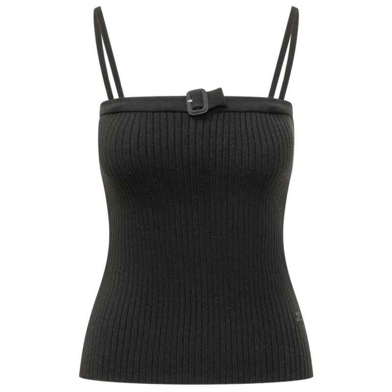 COURREGES PRE Top Black, theFeinheit