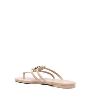 Dolce & Gabbana-DG thong sandal in cipria rubber