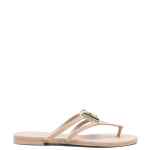 Dolce & Gabbana-DG thong sandal in cipria rubber