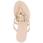 Dolce & Gabbana-DG thong sandal in cipria rubber