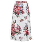 Dolce & Gabbana-floral print midi skirt