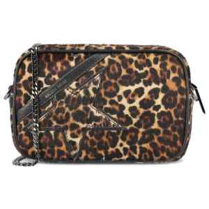Golden Goose Mini Star Bag In Animal-Print Pony Skin With Tone-On-Tone Star