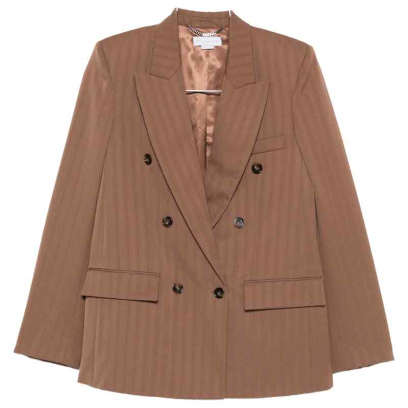 Stella McCartney Jackets Leather Brown, theFeinheit