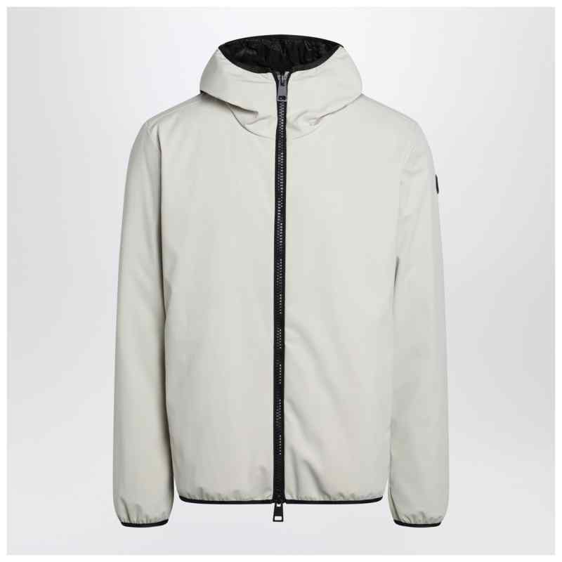 Moncler Batisse short hooded down jacket beige, theFeinheit