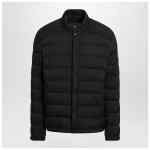 Moncler Slim-fit down jacket in black shell with applied logo