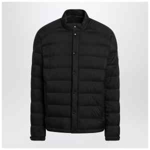 Moncler Slim-fit down jacket in black shell with applied logo