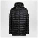Moncler Najan short hooded down jacket black