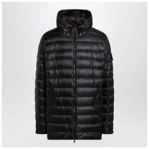 Moncler Najan short hooded down jacket black