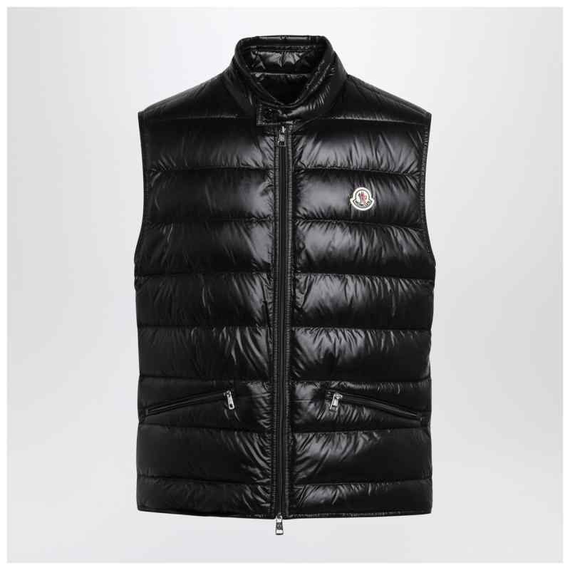 Moncler Gui packable padded vest black, theFeinheit