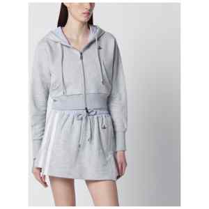 Vivienne Westwood Grey cropped sweatshirt with Orb logo