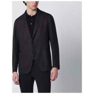 Tagliatore Brown wool single-breasted jacket