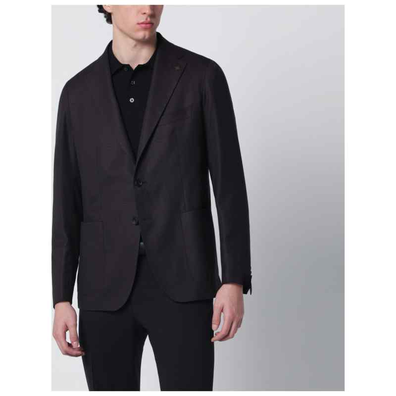 Tagliatore Brown wool single-breasted jacket, theFeinheit