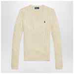 Polo Ralph Lauren Cream cable-knit cotton sweater