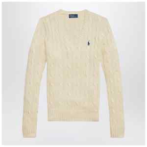 Polo Ralph Lauren Cream cable-knit cotton sweater