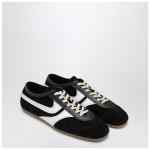 Dries Van Noten Black/white leather and suede sneakers
