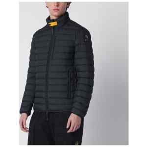 Parajumpers Black Ugo short quilted down jacket