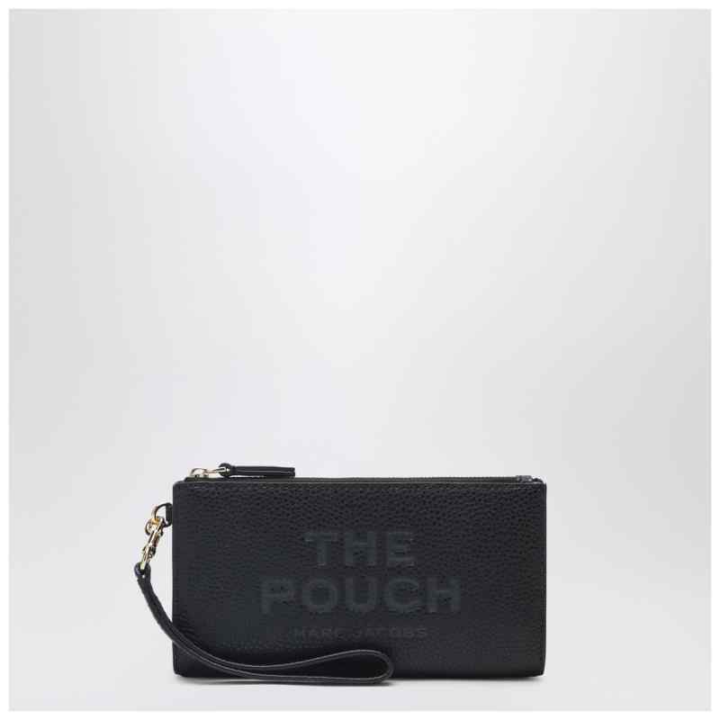 Marc Jacobs The Pouch black grained leather bag, theFeinheit