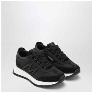 Moncler Pacey2 sneakers in black suede and nubuck