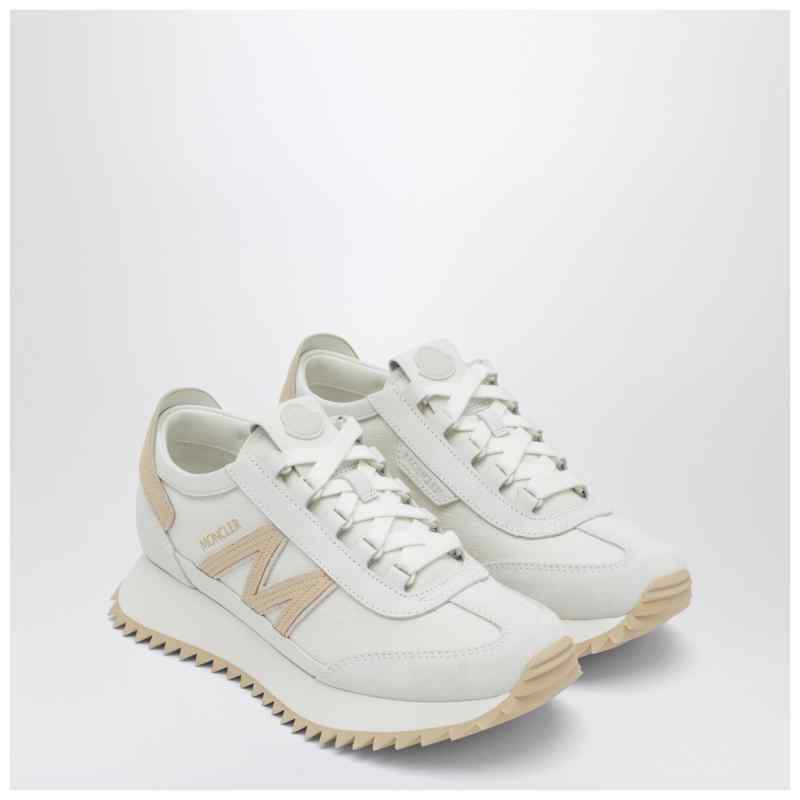 Moncler Pacey2 sneaker in white canvas and leather Moncler Pacey2 sneaker in white canvas and leather, theFeinheit
