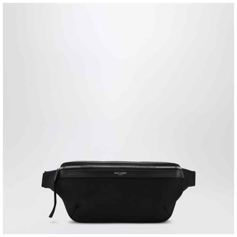 Saint Laurent Black canvas crossbody bag Saint Laurent Black canvas belt bag, theFeinheit