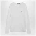 Polo Ralph Lauren White cable-knit cotton sweater