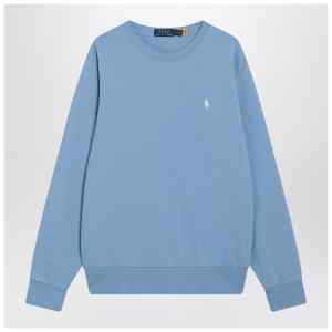Polo Ralph Lauren Light blue cotton crew-neck sweatshirt