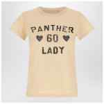 Valentino Panther Lady T-shirt in birch color