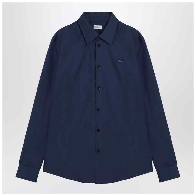 Burberry Blue cotton shirt with EKD, theFeinheit